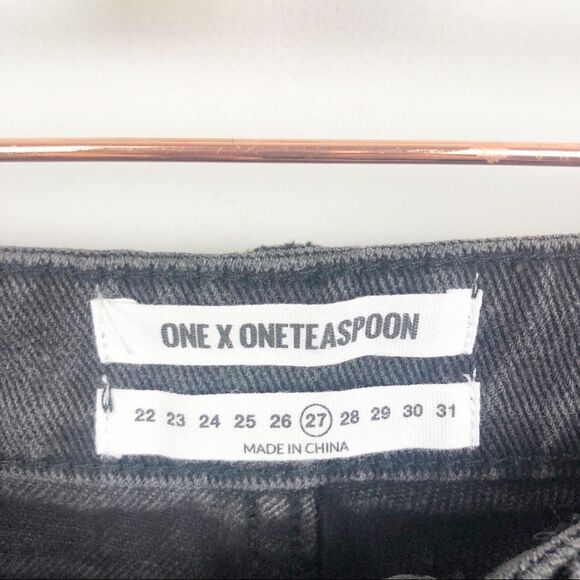 ONE TEASPOON | Freebird Basalt Black Denim Jeans - Picture 9 of 12